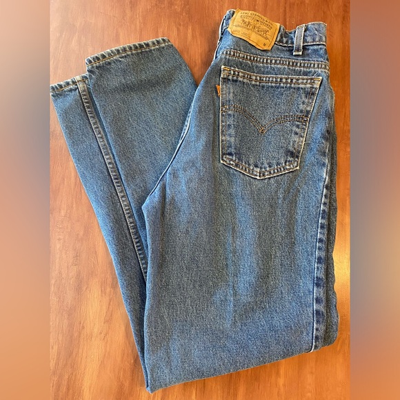 Levi's Denim - Vintage Levi’s ORANGE TAB 10912 Slim Fit Size 13 Medium